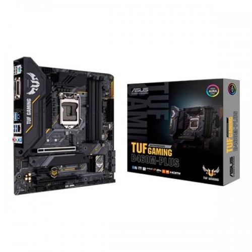 Asus TUF Gaming B460M-Plus with Turbo LAN technology Micro ATX Intel Motherboard Asus TUF Gaming B460M-Plus with Turbo LAN technology Micro ATX Intel Motherboard
